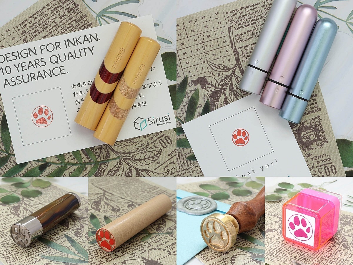 発売商品（印鑑、ネーム印、シーリングスタンプ、トイスタンプ）