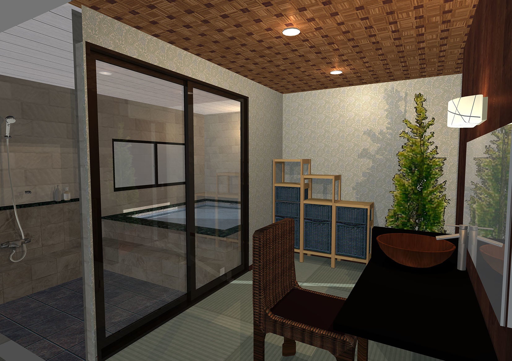 貸切温泉（完成イメージ）