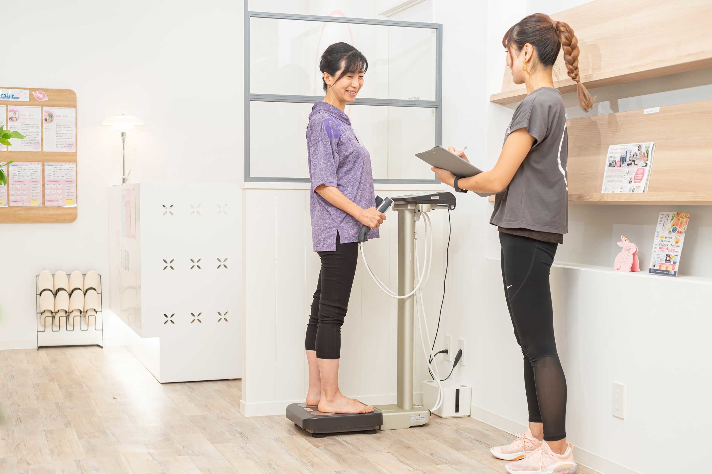 体組成計で定期的に身体の変化をチェック