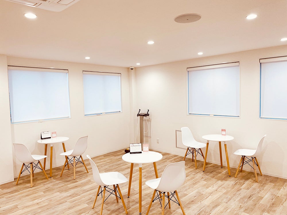 カウンセリングスペースで定期的にカウンセリングを行い、目標に合ったメニューに調整・変更いたします