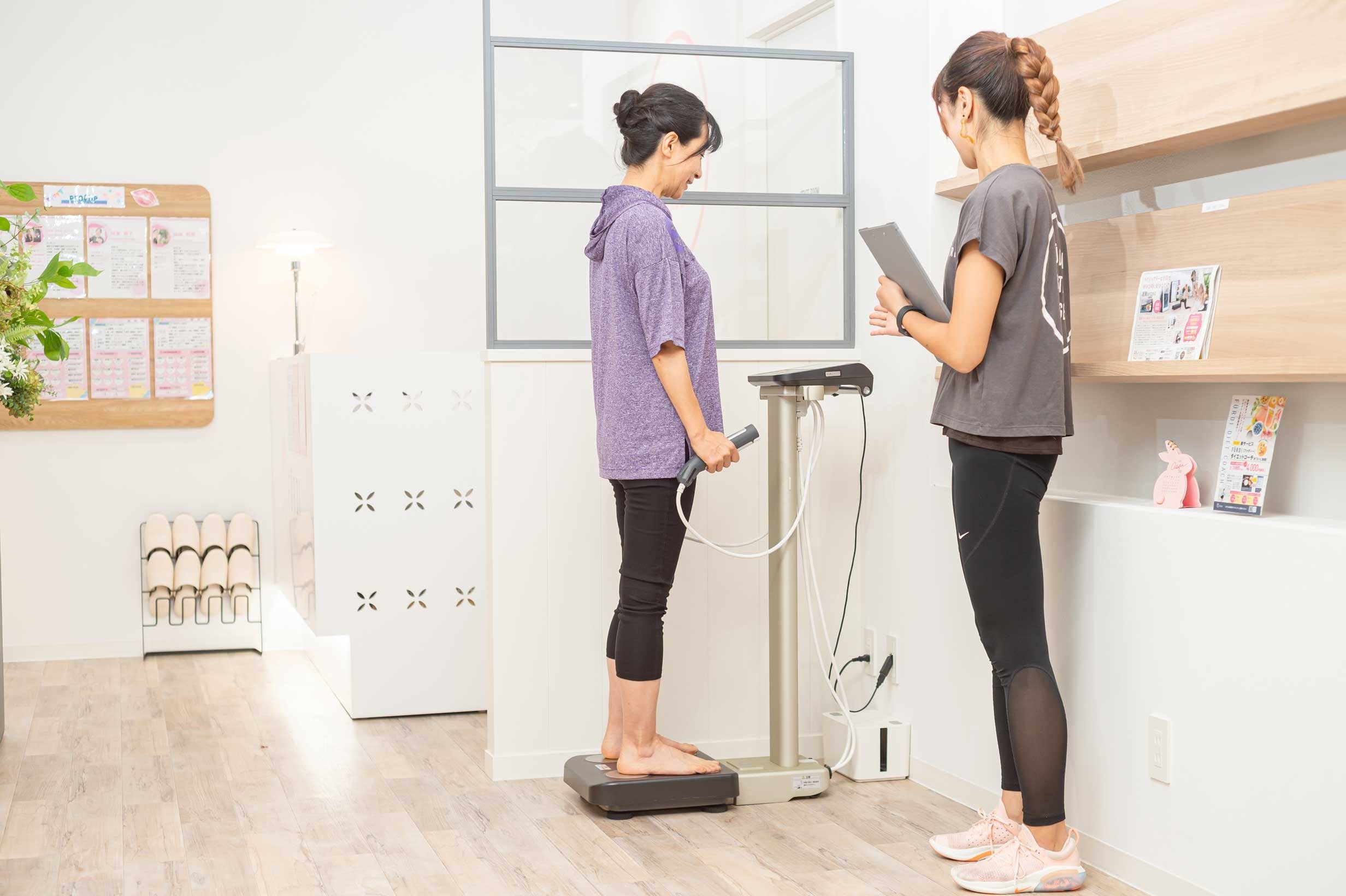 体組成計で定期的に身体の変化をチェック