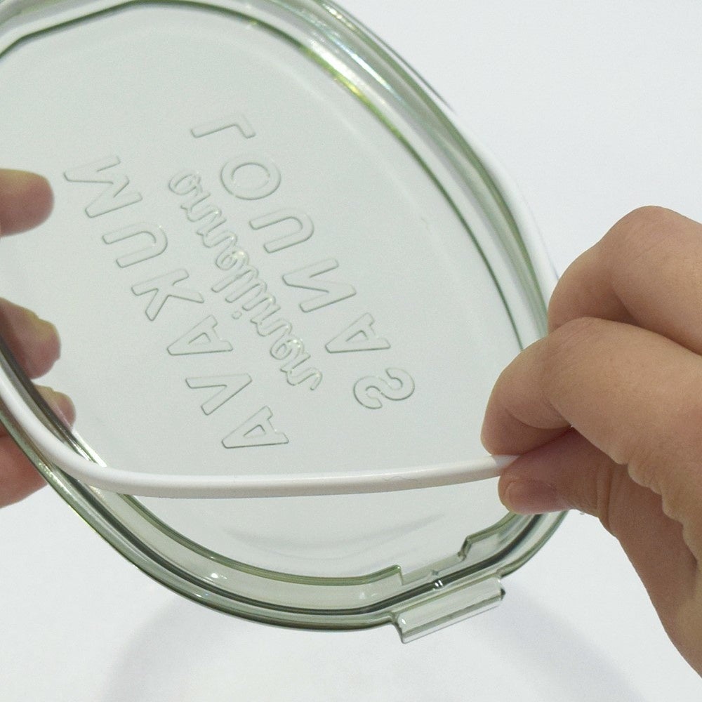 フタにはパッキンがついて安心