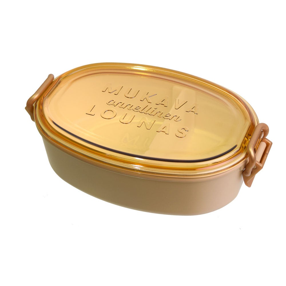 ラシア　抗菌オーバルタイトロックランチ１段　ベージュ