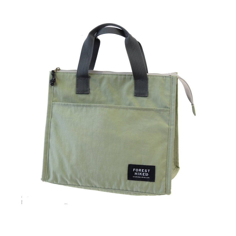 フォレストハイク　ウェットシートフタ付き保冷バッグ　グリーン