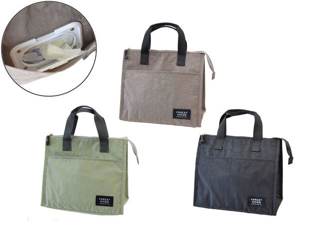 フォレストハイク　ウェットシートフタ付き保冷バッグ