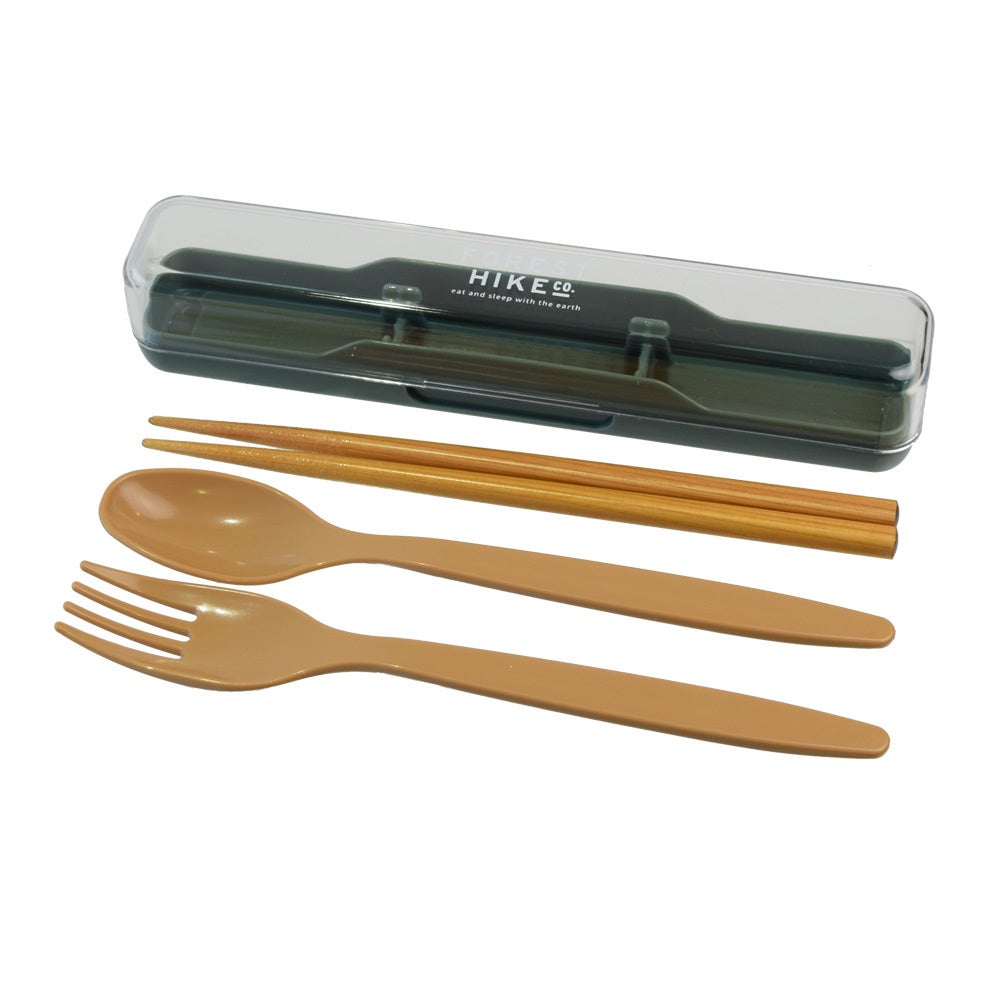 フォレストハイク　抗菌スリムトリオセット　グリーン