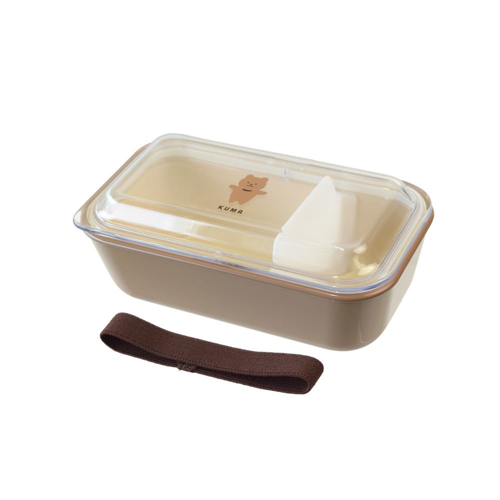 ムームー　抗菌コンテナランチ１段　ちょこくま