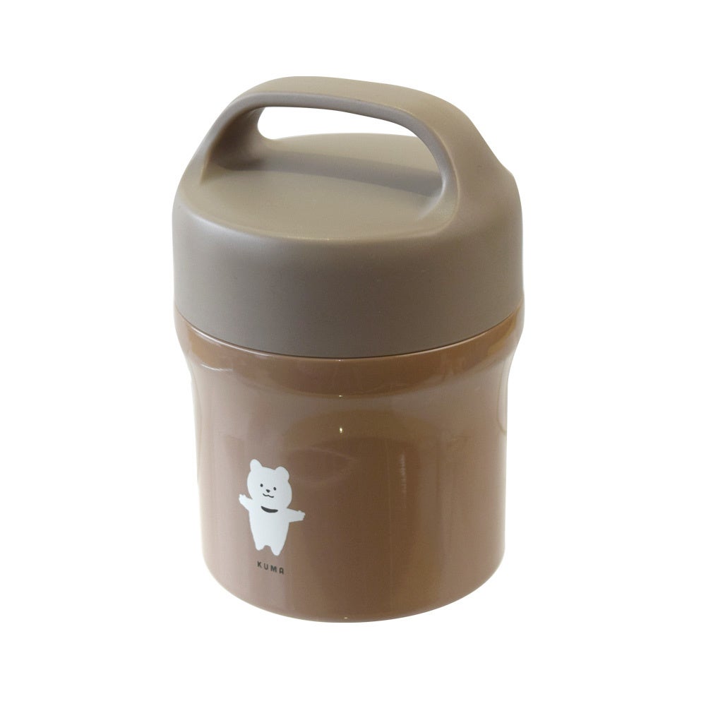 ムームー　ステンレスキャリースープポット　ちょこくま