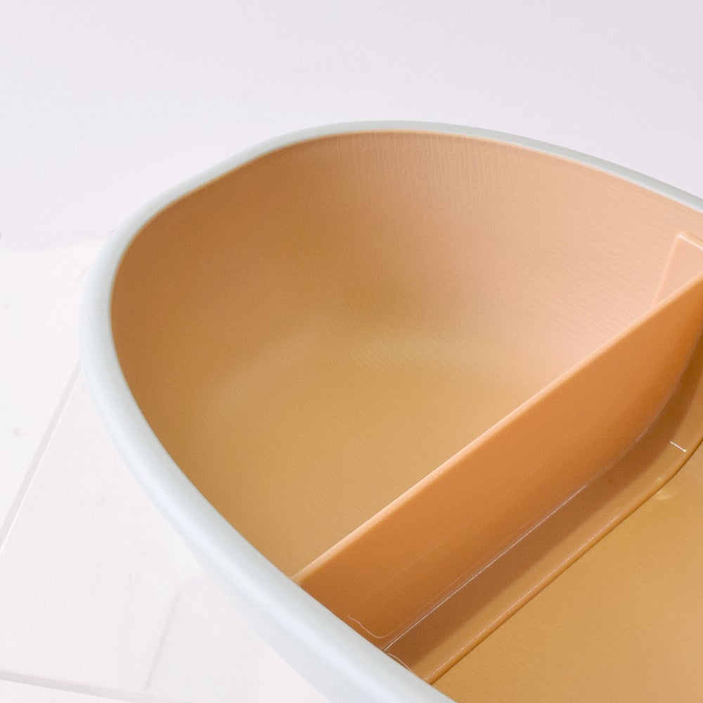 容器内側は木目調加工、抗菌加工