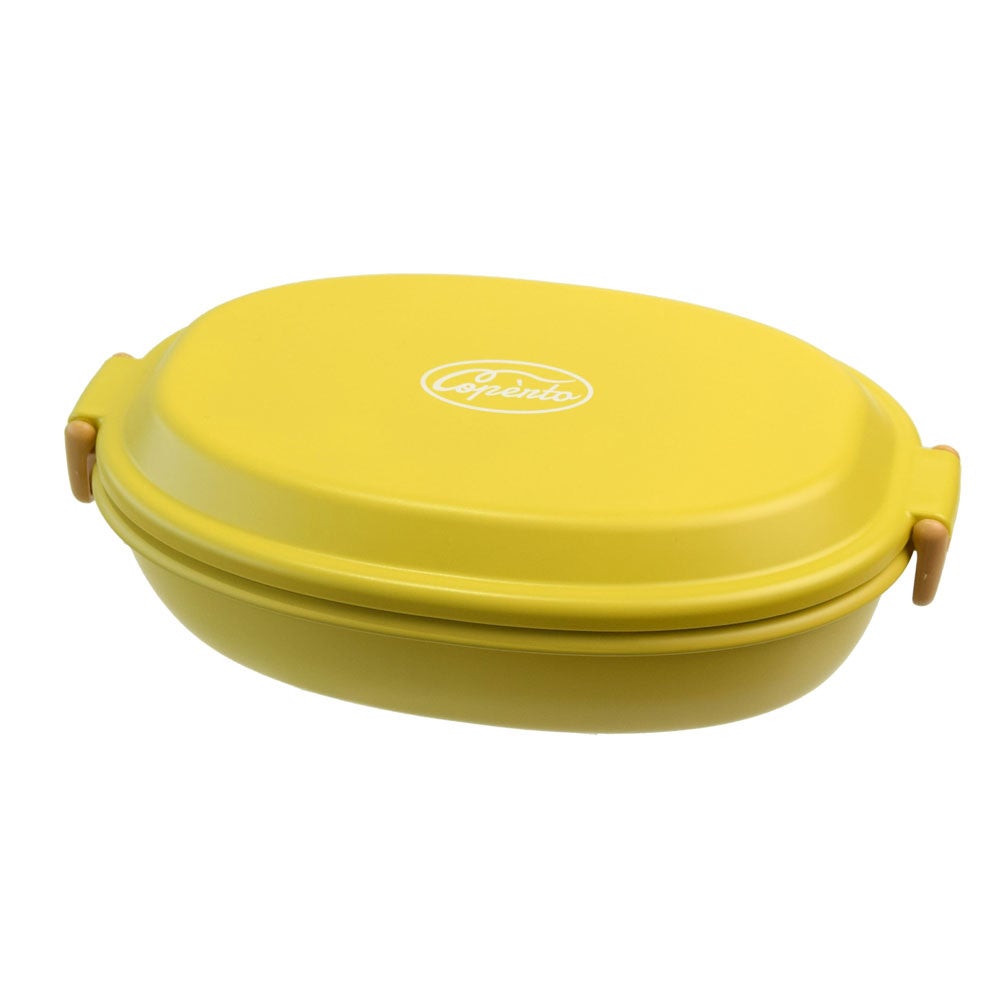 コペルト　抗菌食器にもなる１段ランチ　イエロー