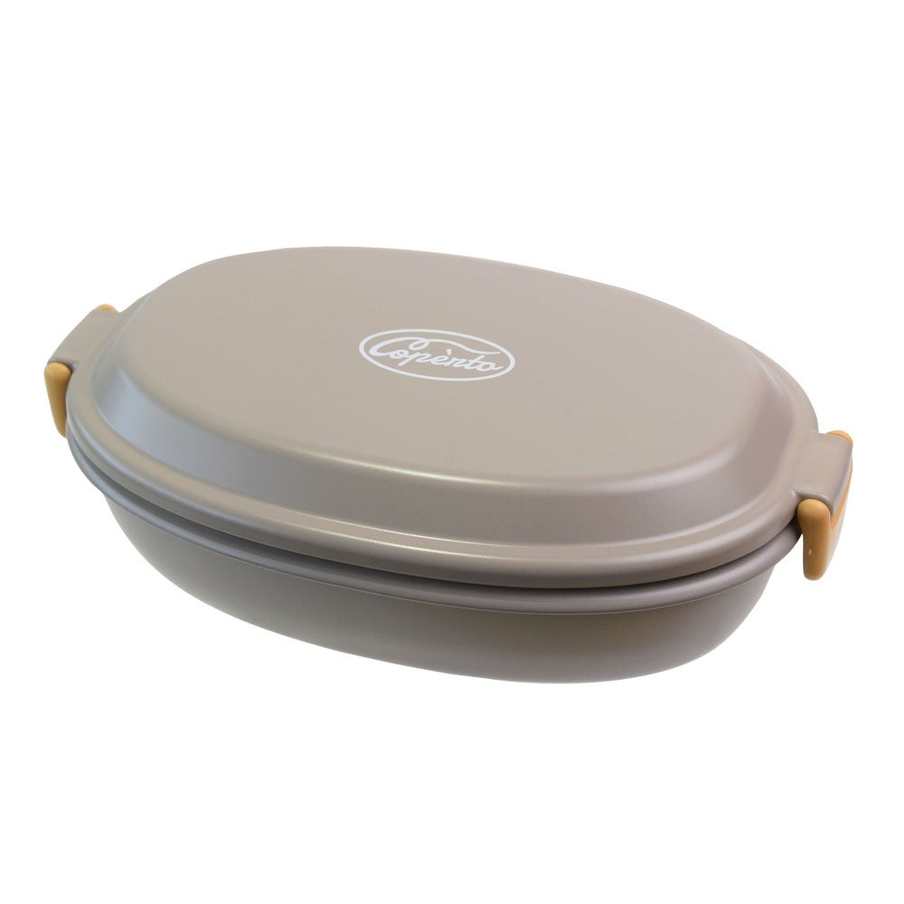 コペルト　抗菌食器にもなる１段ランチ　グレー