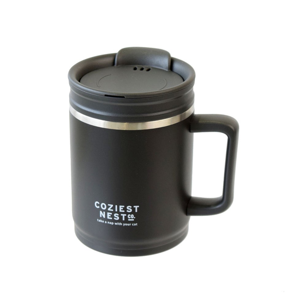 ネストコ　温められるステンレスサーモマグカップ　ブラック