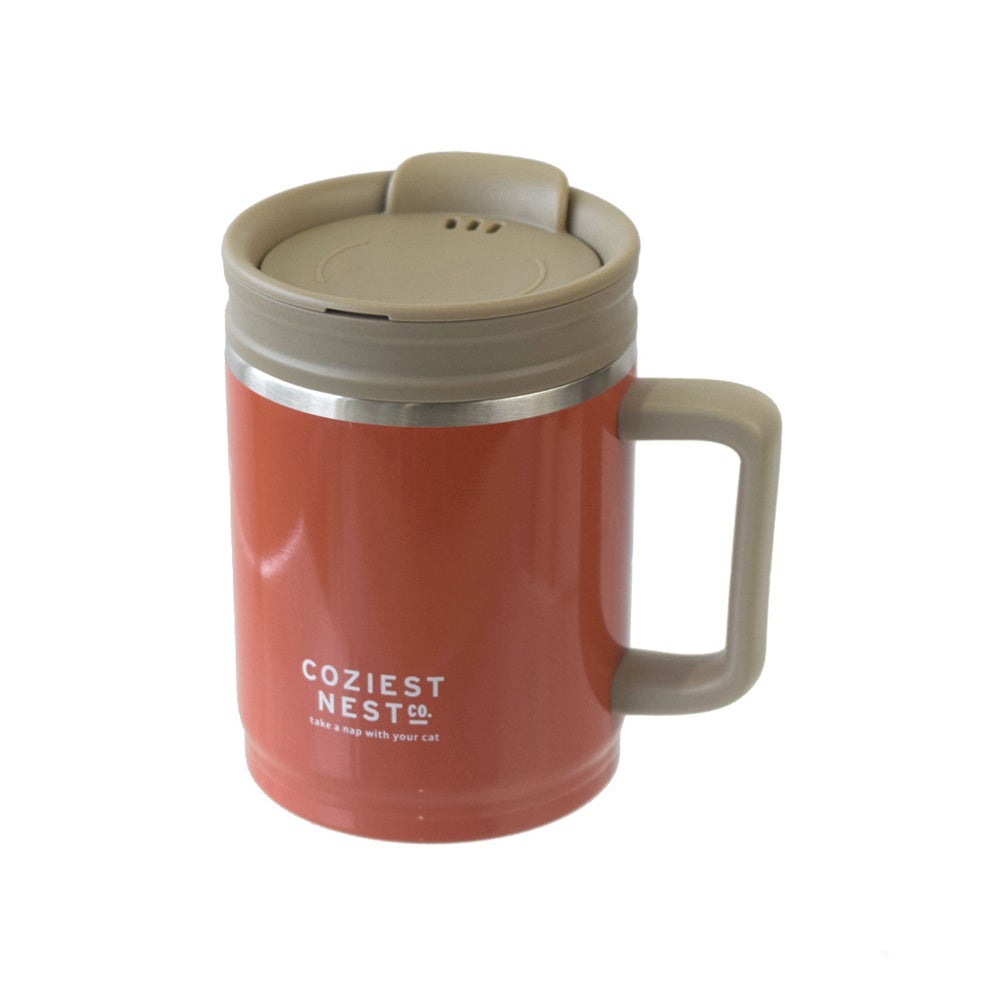 ネストコ　温められるステンレスサーモマグカップ　オレンジ