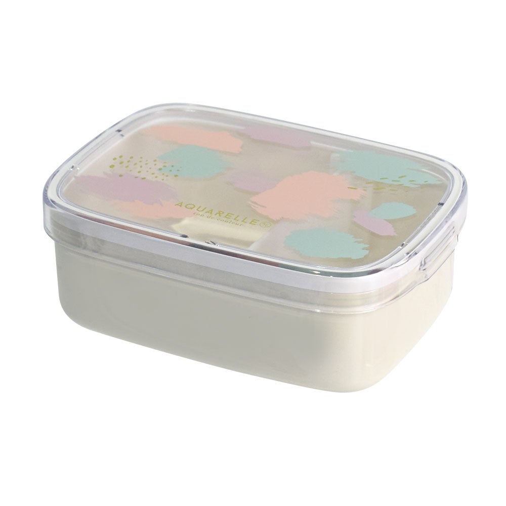 アクアレール　抗菌ワンタッチランチ１段　アイボリー