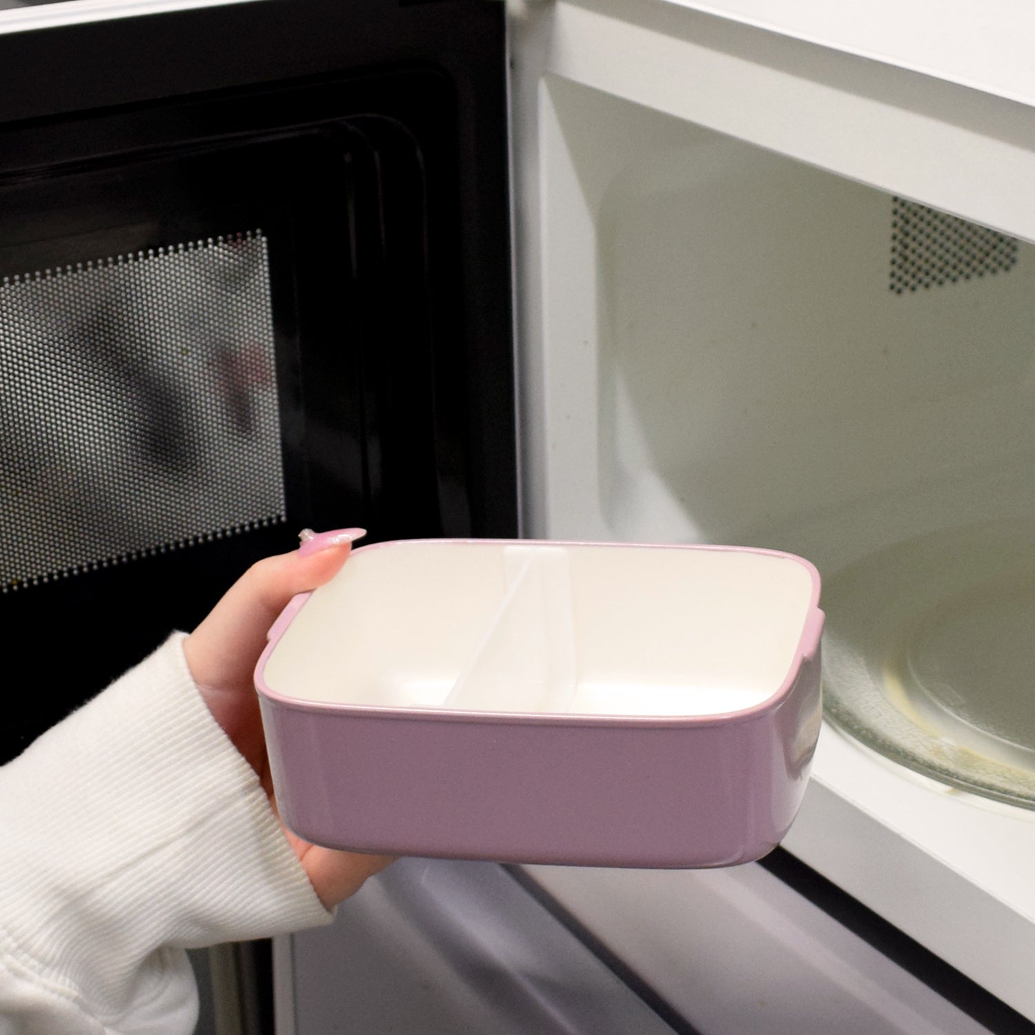 フタを外して電子レンジOK