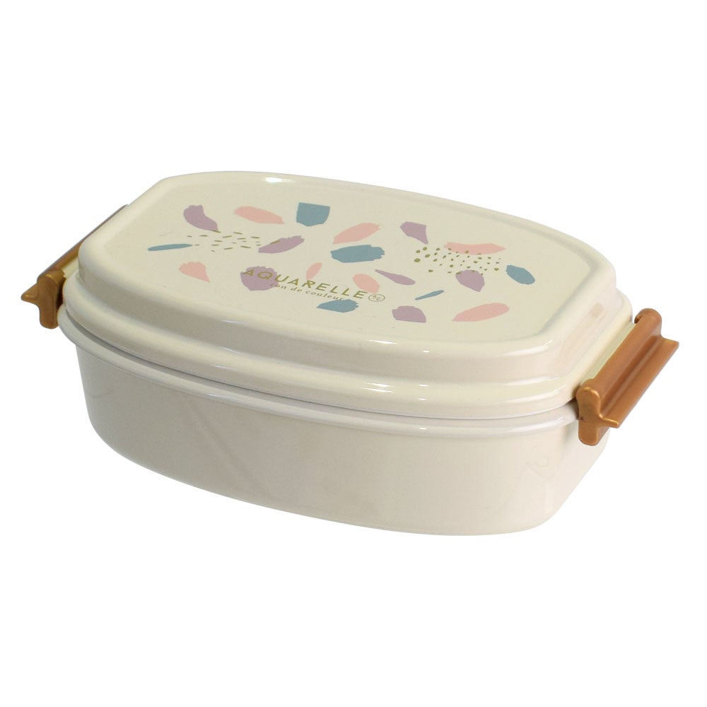 アクアレール　抗菌2WAYタイトランチ2段　アイボリー