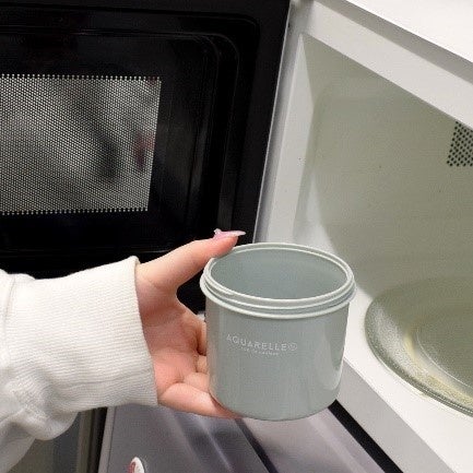 フタを外して電子レンジOK