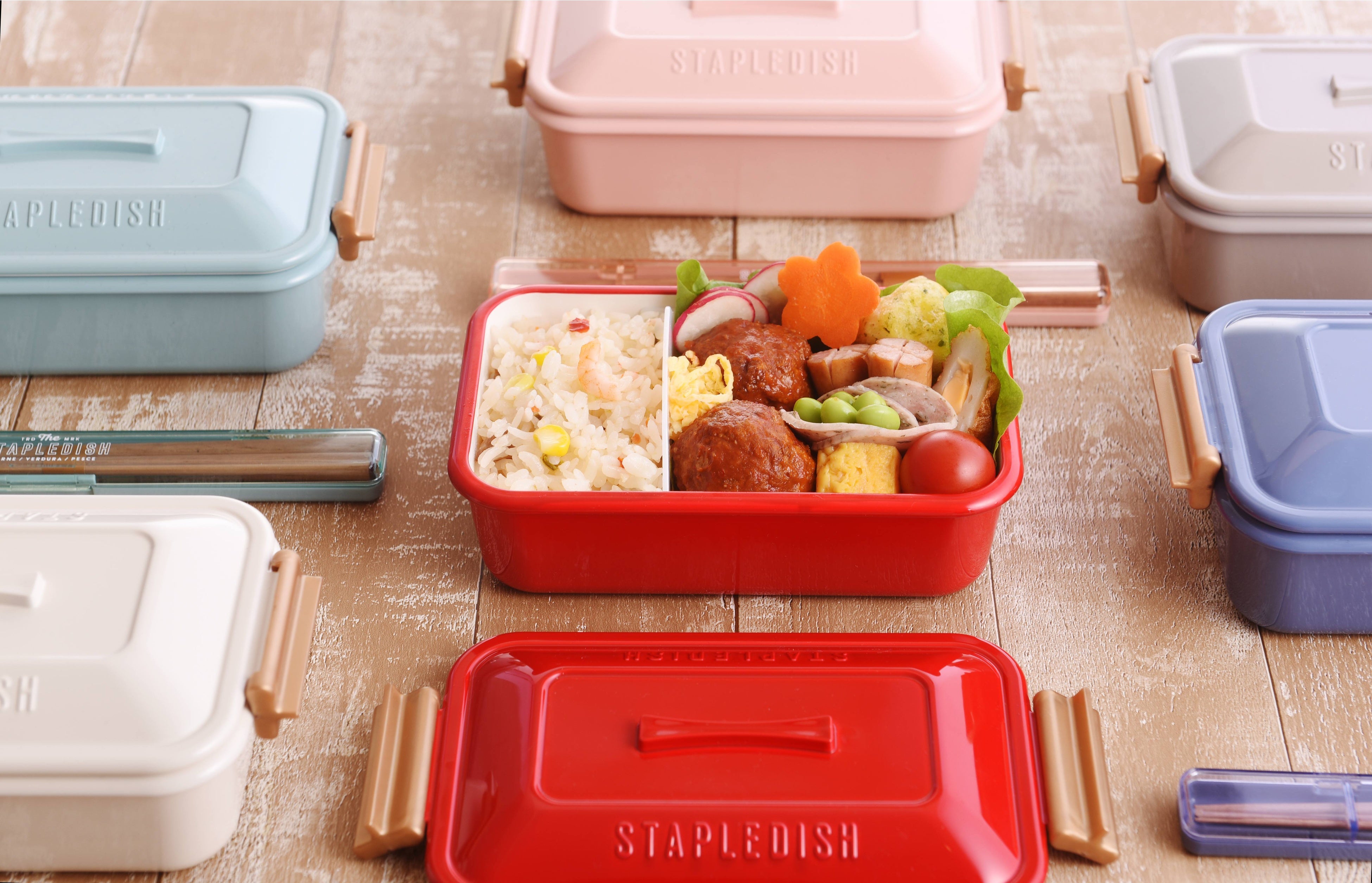 ステイプル　抗菌タイトランチ１段