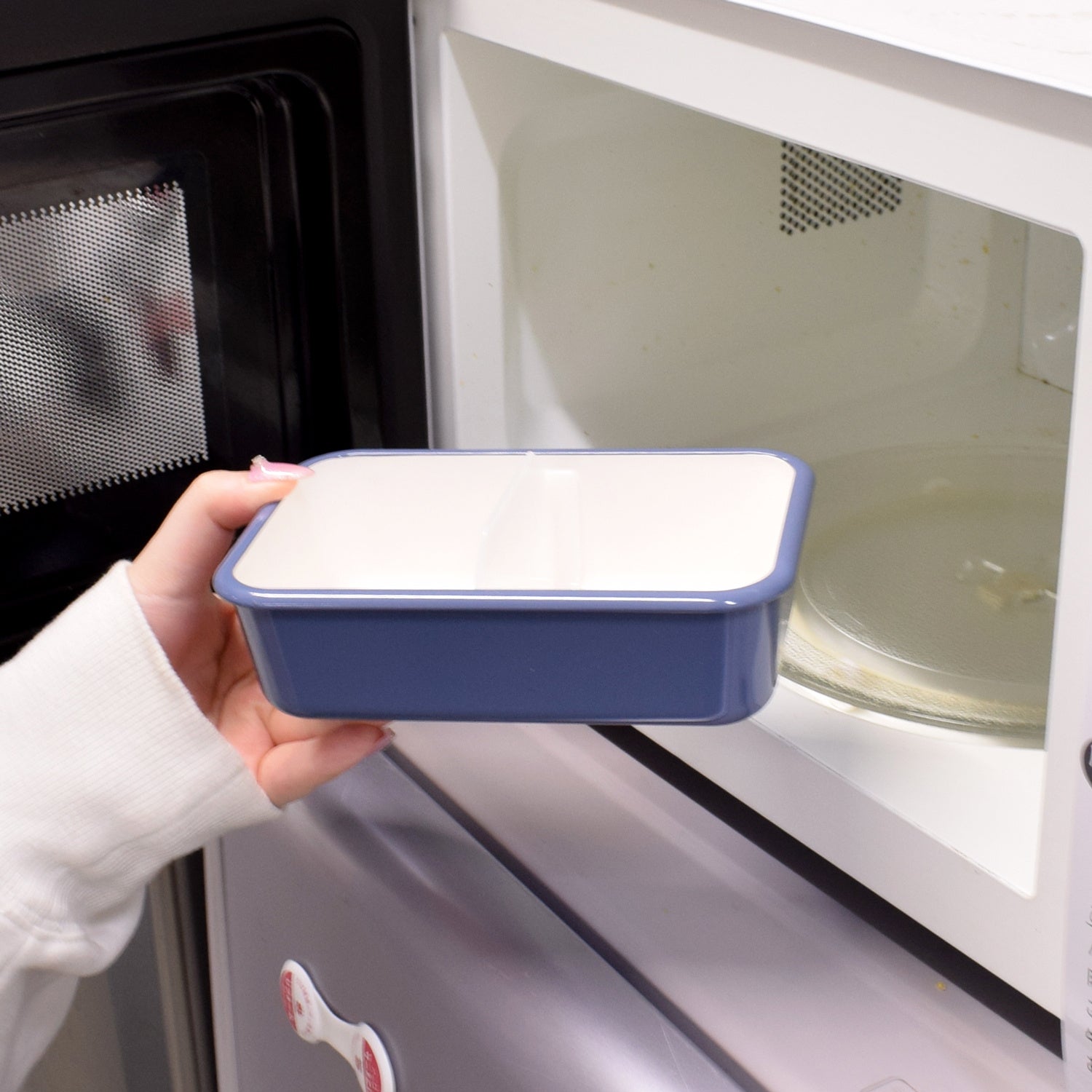 本体は電子レンジOK