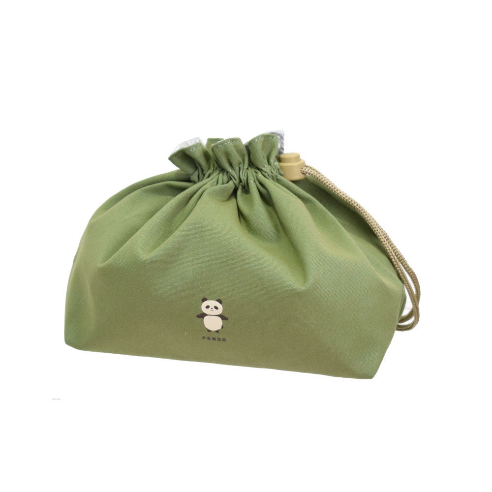 ムームー　ランチ巾着　グリーン