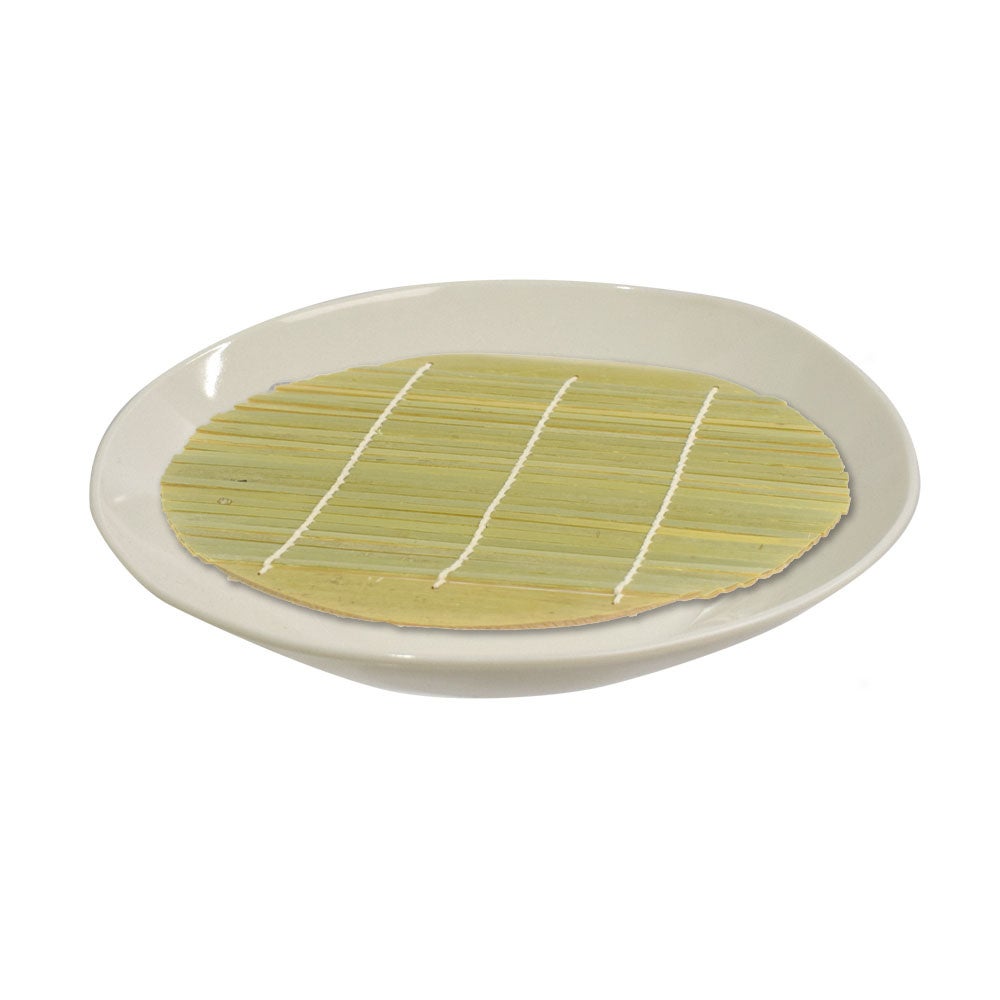 スピラ　すのこ付深型プレート　アイボリー