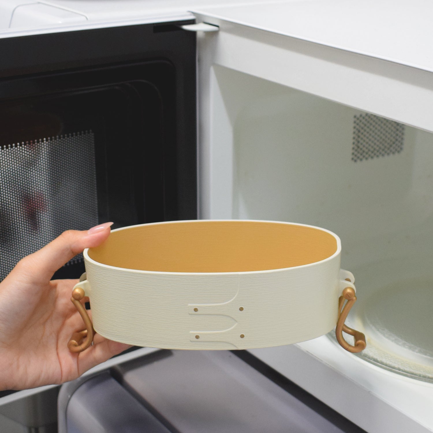 フタを外してレンジOK