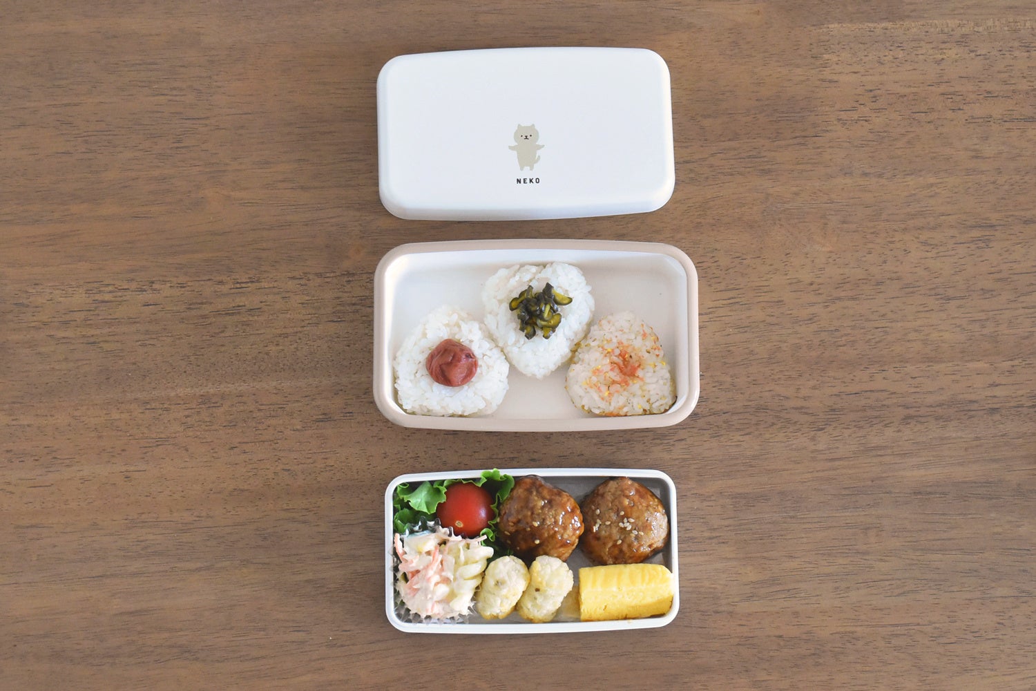 ムームー　抗菌コンテナランチ２段