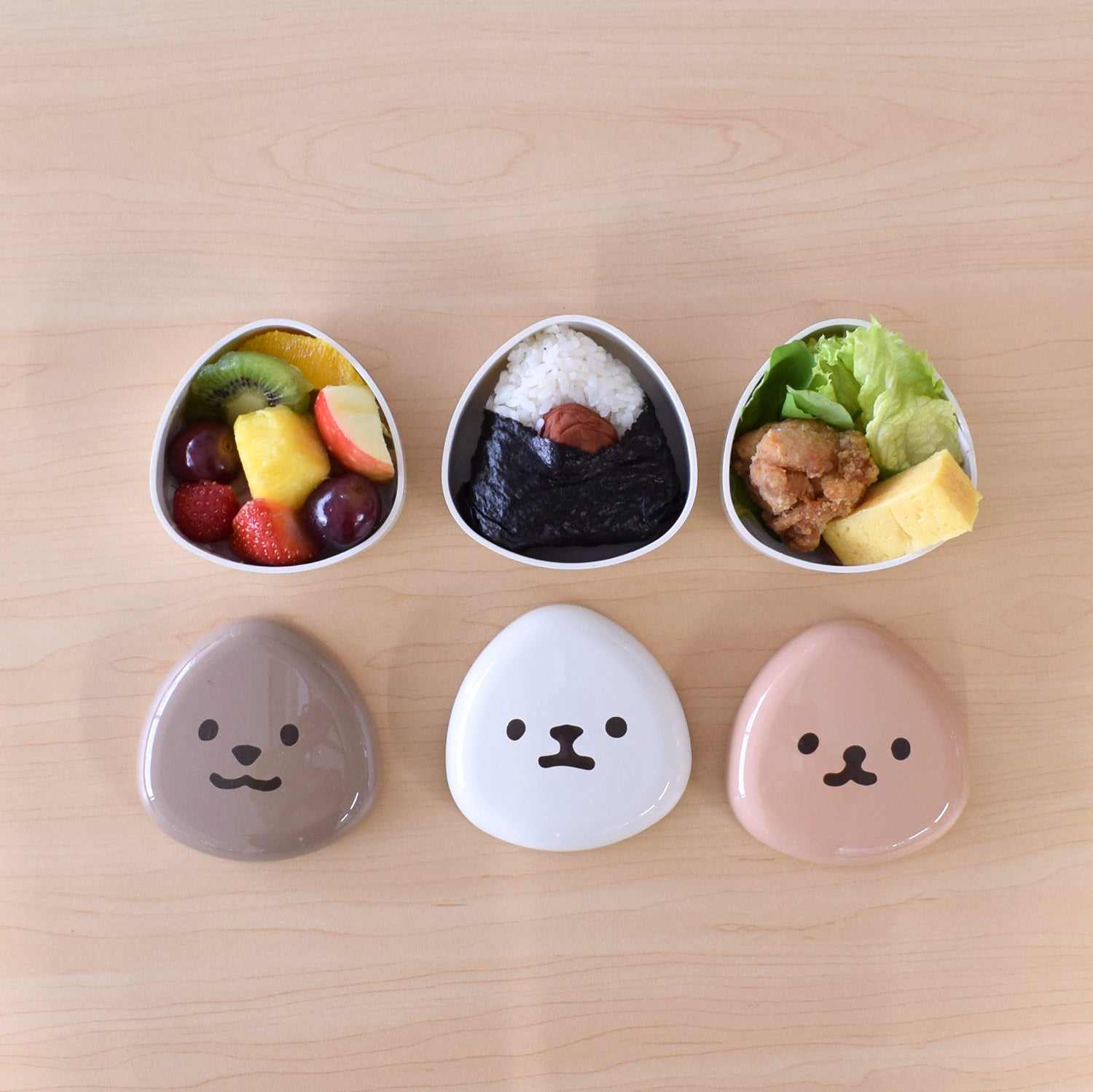 おにぎり以外にもフルーツケースやおかずにも