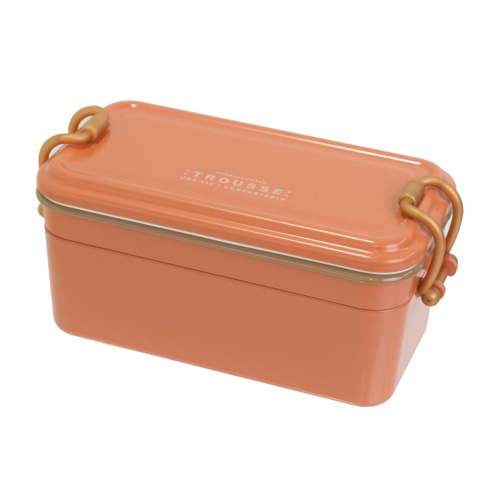 トルース　タイトランチ２段　テラコッタ