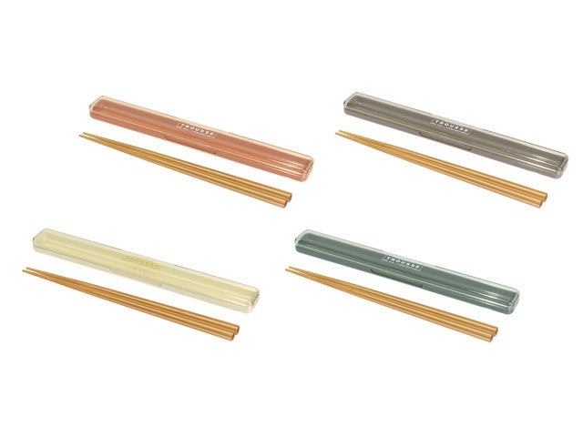 手にフィットする六角箸が嬉しい。シンプルで使いやすいカトラリー