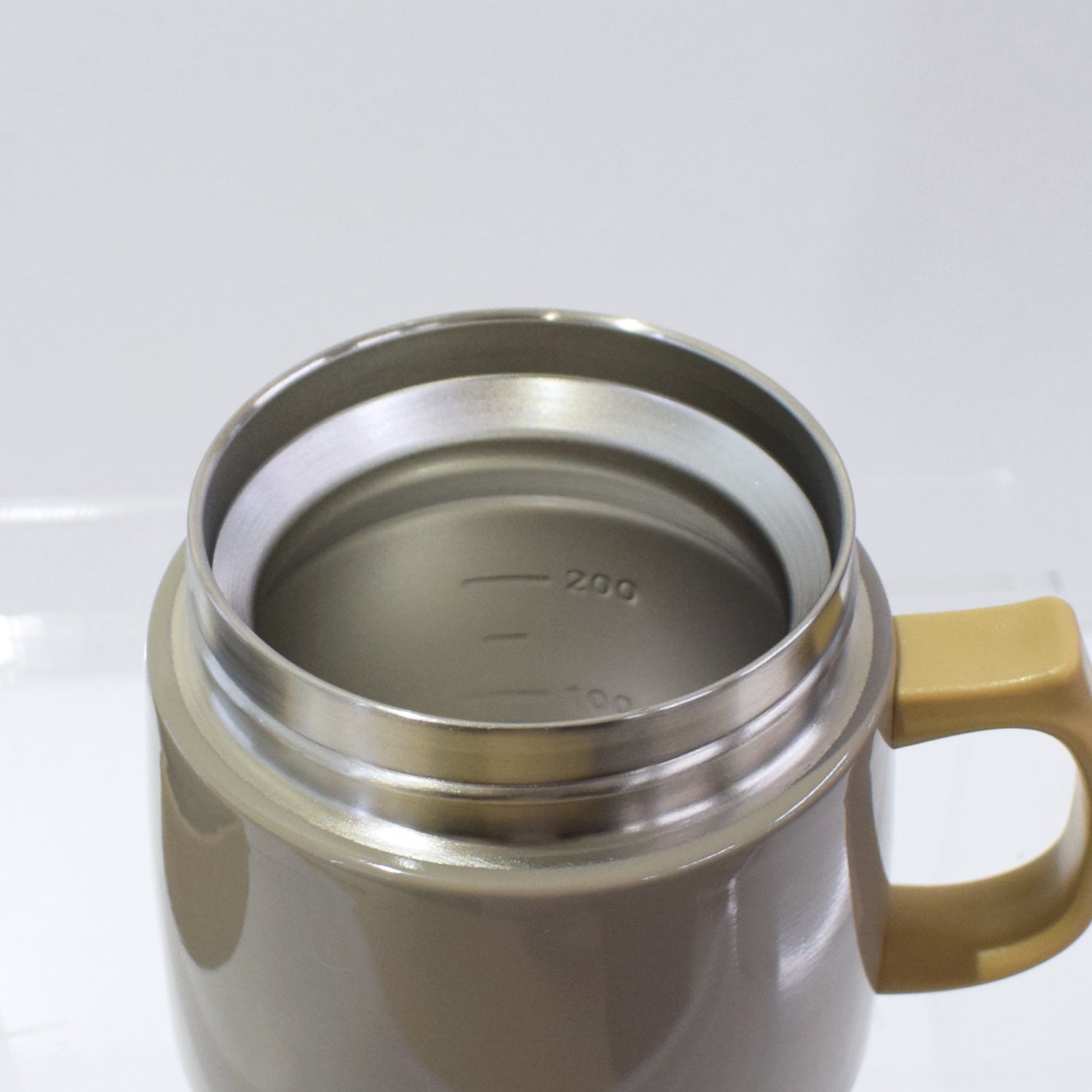 湯量・水量の目安が分かる目盛り付き