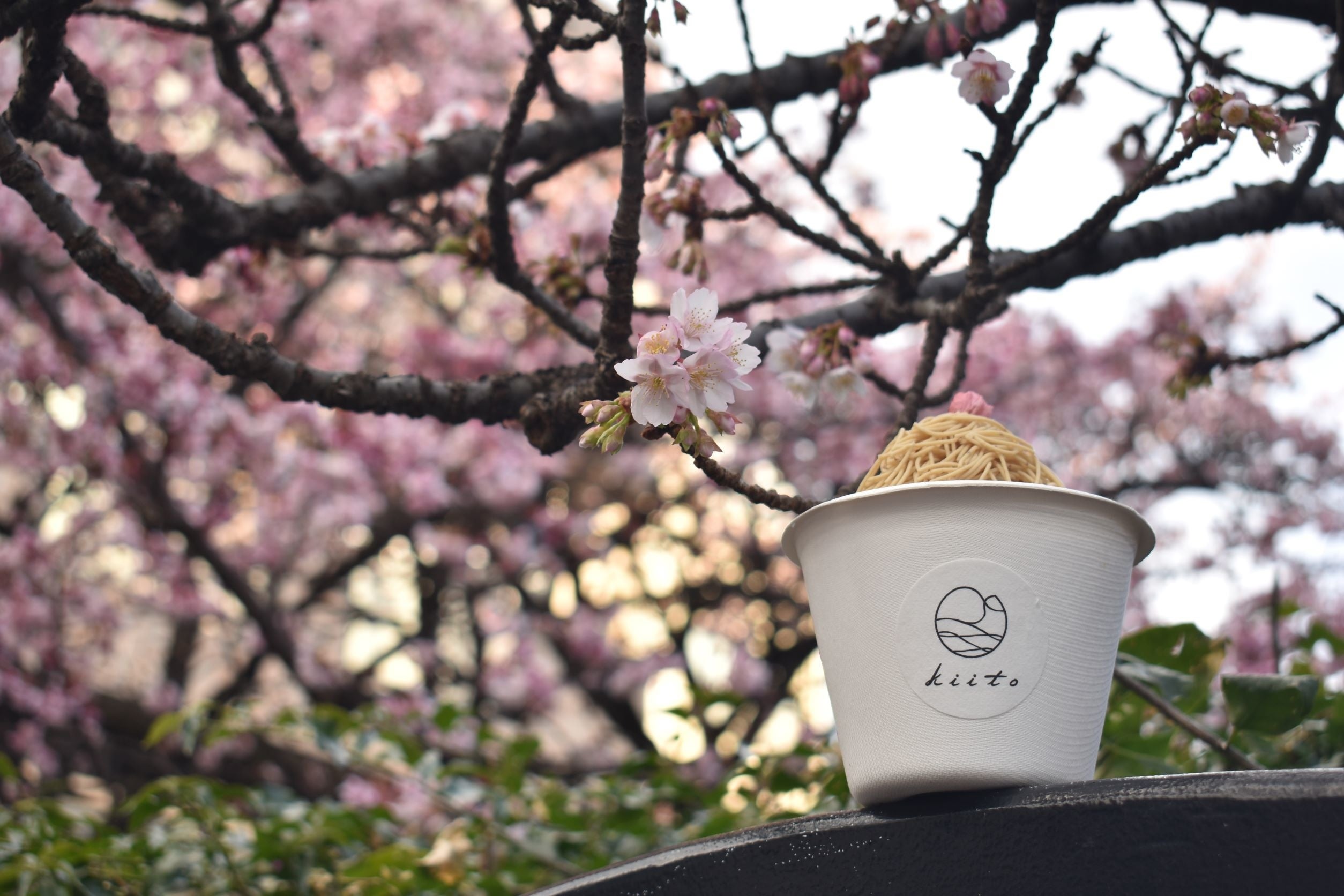 1㎜和栗のモンブランソフトクリーム　サクラ味