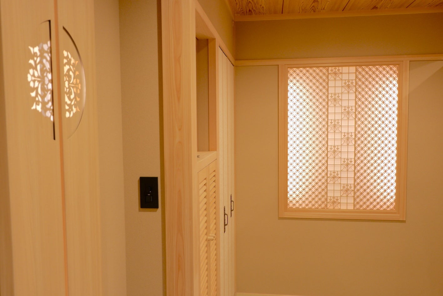 「組子細工」を用いた演出