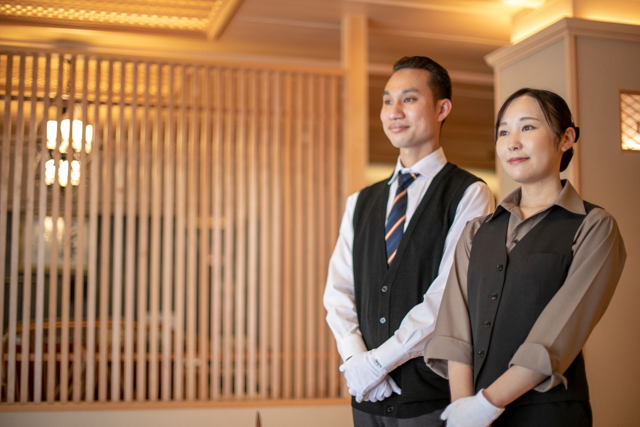 お出迎えスタッフ