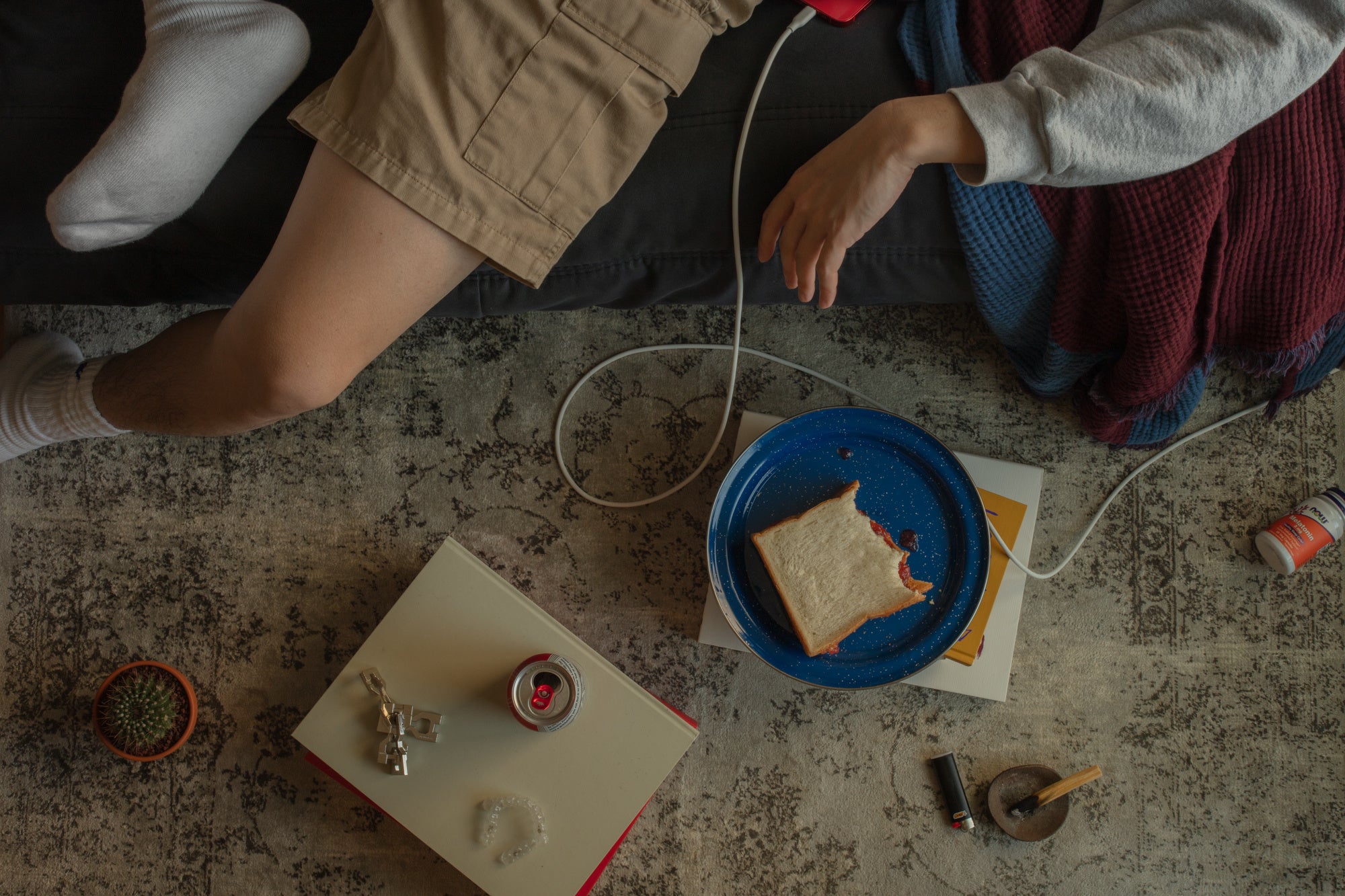 System of Culture “Man sleeping on sofa”