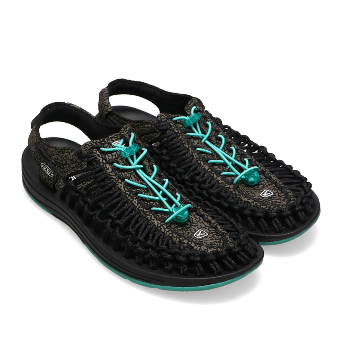 KEEN×atmos シャンティ レオパード 美品 25 KEEN サンダル x atmos SHANTI ARTS WOMENS / キーン シャンティ