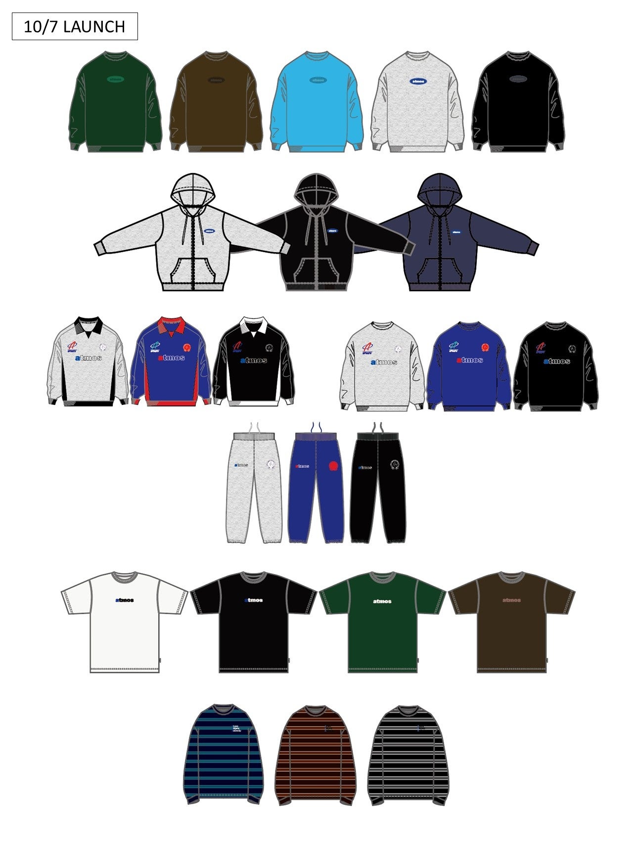 atmos アパレルラインからFall / Winter COLLECTIONが登場。卓越した