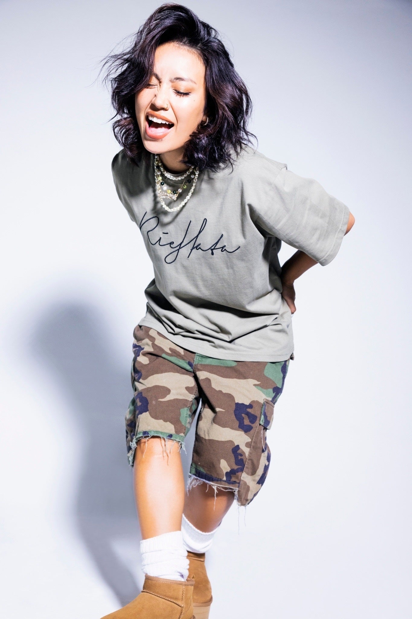 atmos pink ★RIEHATAさんオリジナルスウェットセットアップ 9/15(金)12時より予約販売開始！ダンサー・アーティストである
