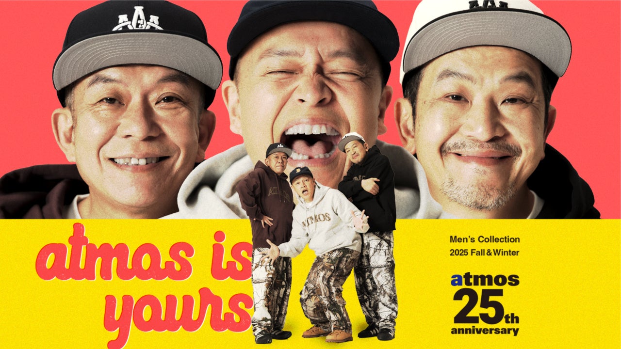 atmos」のアパレルライン”2025 Winter COLLECTION”を日本を代表する