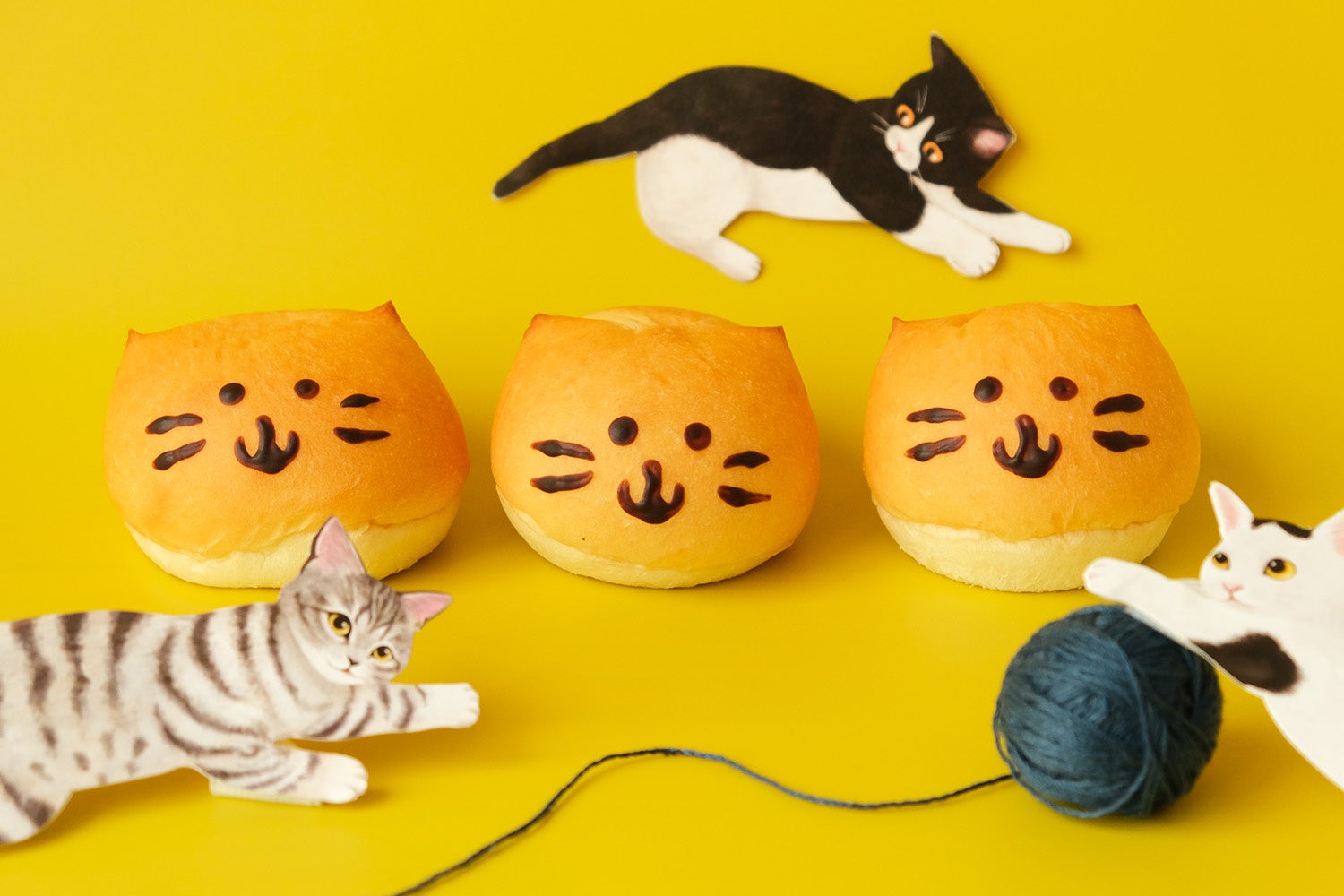 猫好き必見!2月22日は猫の日「にゃんこパン」1日限定 222円で販売! | 株式会社ダイヤのプレスリリース