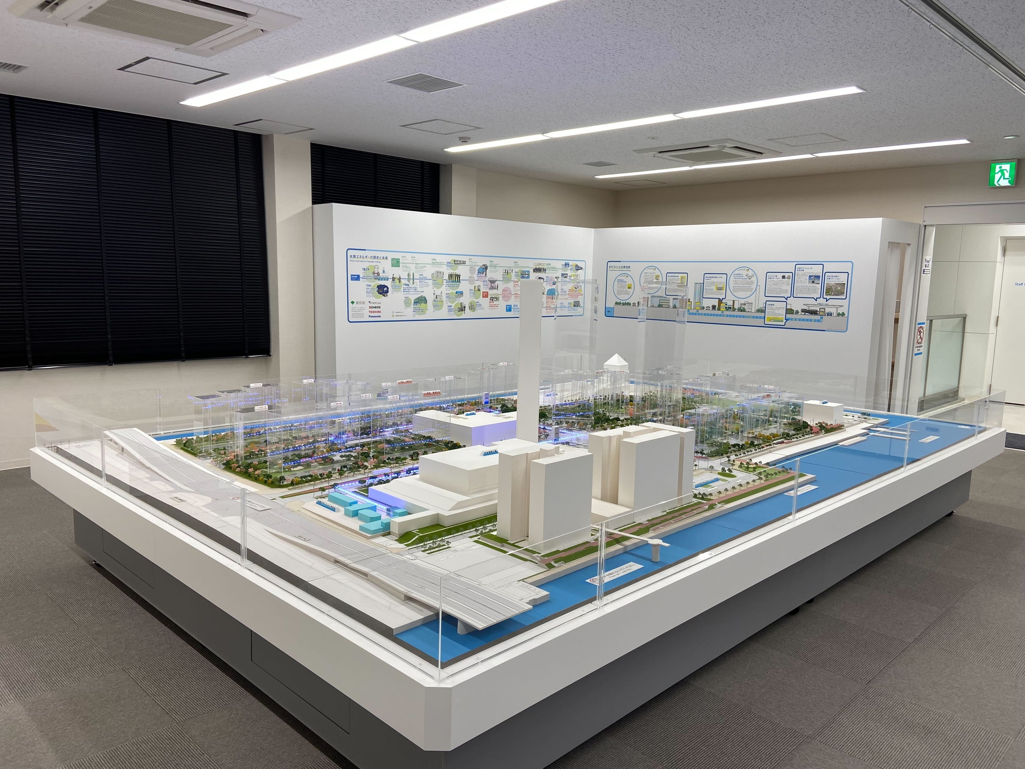 選手村地区開発モデル模型