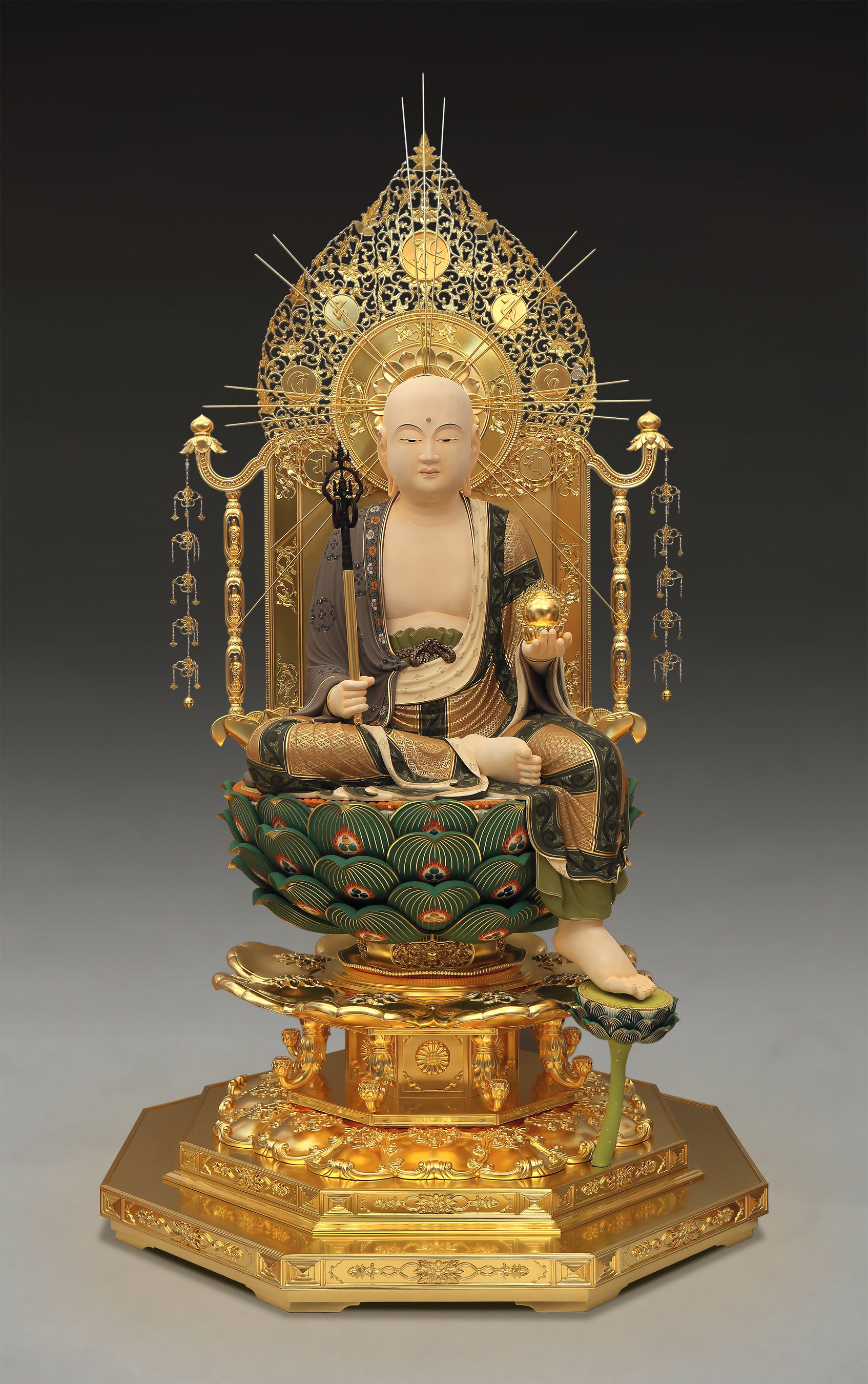 復元 縄目地蔵尊像（延命地蔵菩薩像）