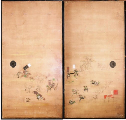 建仁寺 久昌院  宇喜多一蕙筆『長篠合戦図』