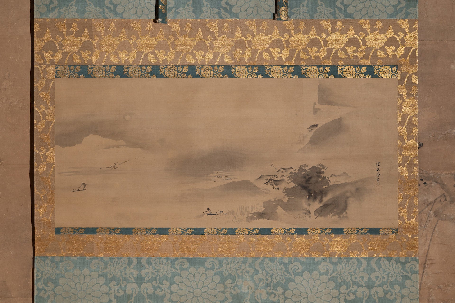 狩野探幽筆 破墨八景図