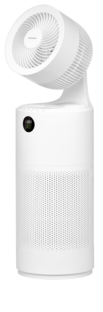 細菌やウイルスに強いUVC LED採用！サーキュレーター付き空気清浄機