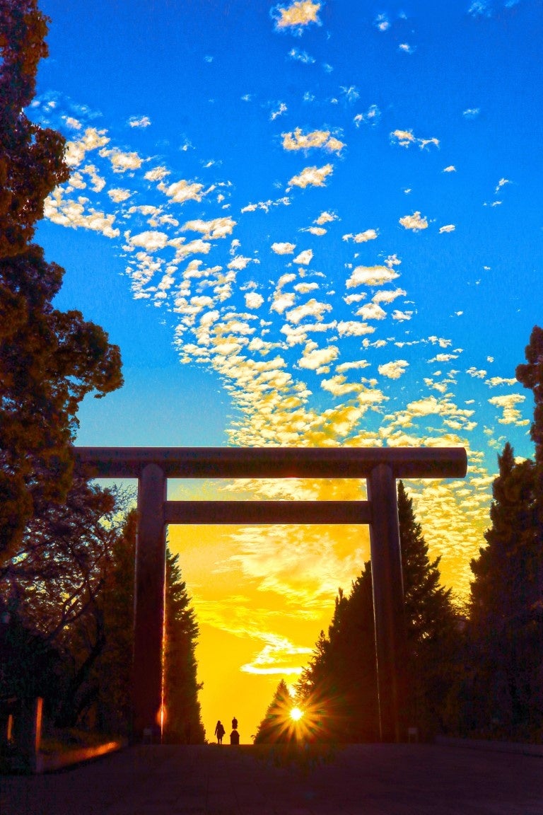 作品：「オレンジ色に染まる時」　細田 邦昭