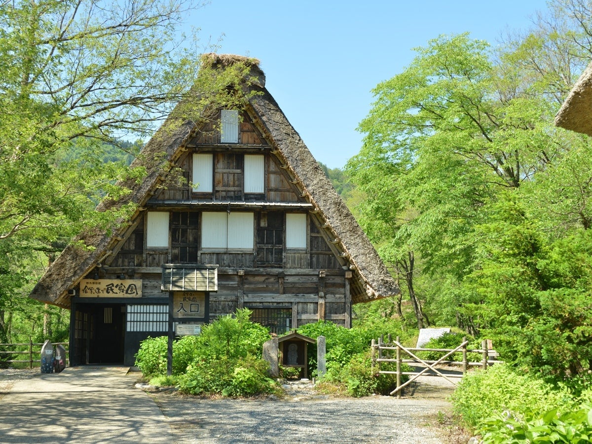 白川郷 合掌造り 古民家　工芸品 白川郷 民芸品 水車小屋　木工模型 小林工芸 木製建築模型 飛騨の合掌造り [KOB-T4] - 17,600円