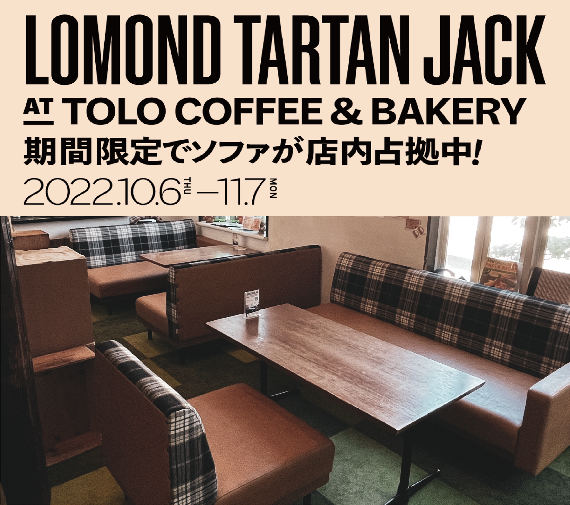 MANUALgraph　LOMOND TARTAN　二人掛けソファ　片肘付き LOMOND TARTAN ｜ 3-Seater – ソファ専門ブランドMANUALgraph