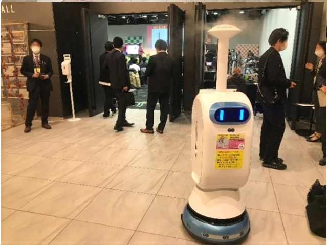 遠路ランスの除菌に一役！「除菌ロボット」
