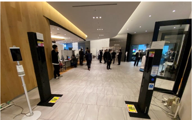 入口除菌に一役！除菌ゲート「ウイルスゲート・ショット」